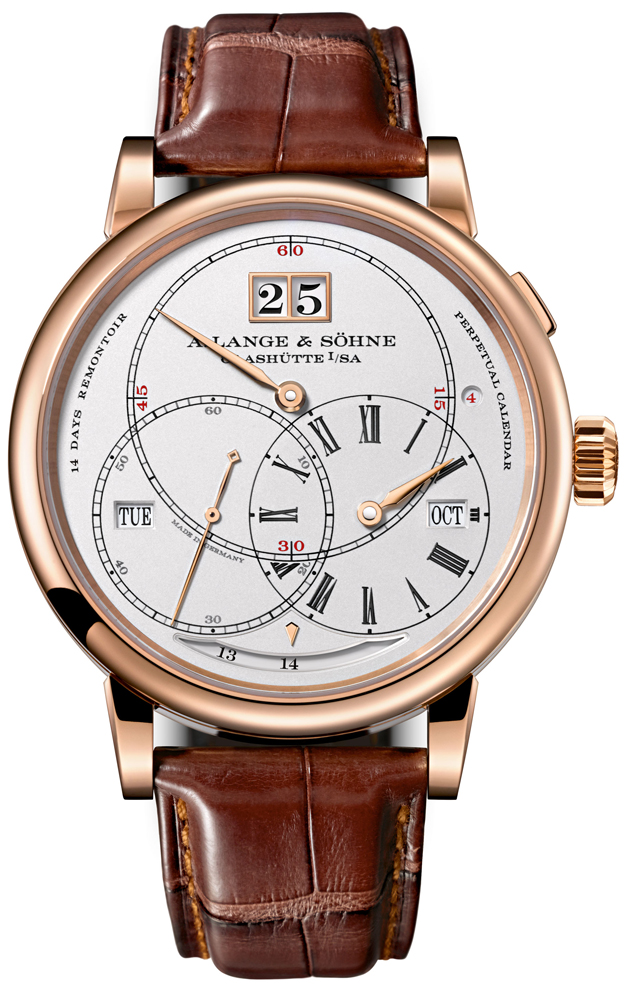 A. Lange & Sohne Classic Hand-Wind Timepiece, German Engineered, 18K Gold, Black Dial Watch