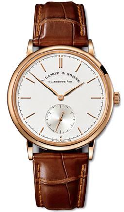 A. Lange & Sohne 380.032 Timepiece: Elegant Silver Automatic Mens Watch