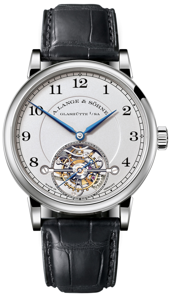 A. Lange & Sohne Saxonia Thin 18k White Gold Silver Dial Watch