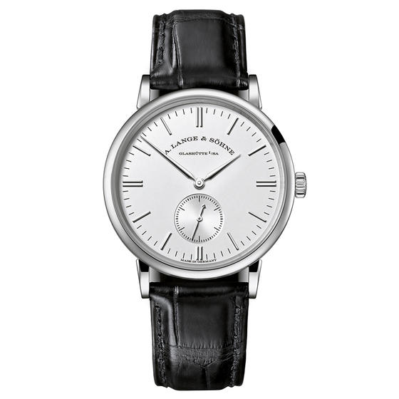 A. Lange & Sohne Saxonia Automatic German Engine 41mm Elegant Gold-Plated Timepiece