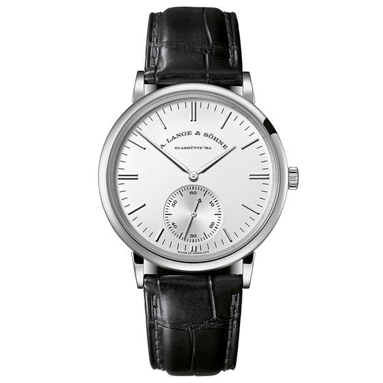 A. Lange & Sohne Saxonia 18K White Gold Chronograph Watch - Masterpiece Precision