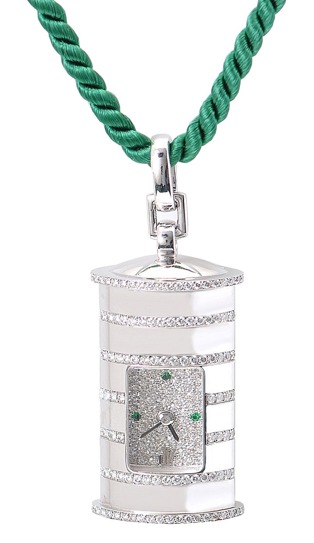 Audemars Piguet Diamond Pave Dial 18k White Gold Replica Watch