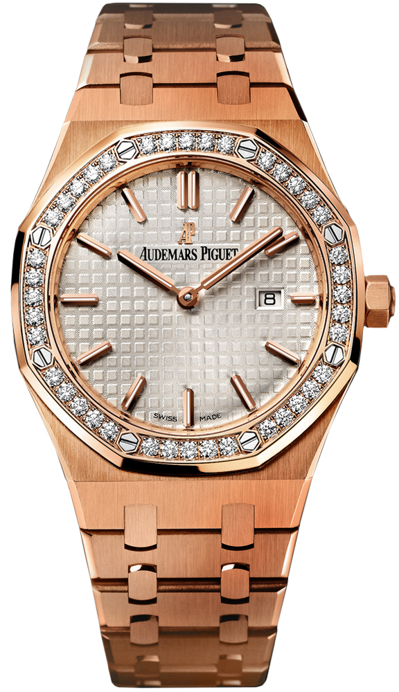 Audemars Piguet 67651OR.ZZ.1261OR.01 Cloned Ladies Watch, 41mm Diamond Accented Automatic Gold Bezel