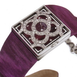 Audemars Piguet Danae Replica 67489BC.ZZ.A069MR.01 - Elegant Plum Face & Diamond Coated Cover, Automatic Watch