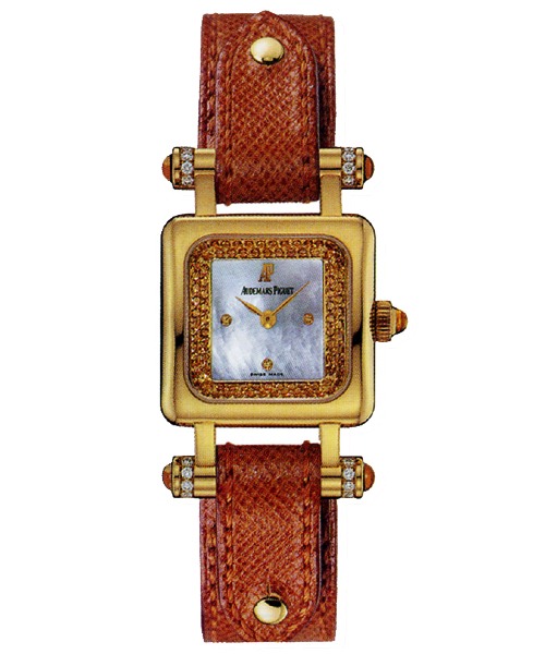 Audemars Piguet Deva Sapphire Cognac Mother of Pearl Dial Automatic 41mm Watch