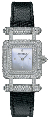 Audemars Piguet Deva 18k White Gold Diamond Bezel Quartz Watch