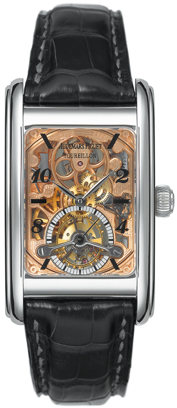 Edward Piguet Masterpiece 25947PT.OO.D002CR.01 Swiss Clone - Automatic Black Face Steel Watch