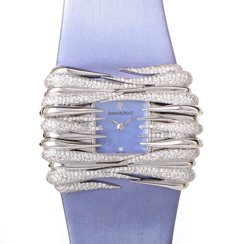 Audemars Piguet Givrine Classic Automatic Steel Handsome Black Face Watch