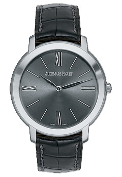 Audemars Piguet Jules Audemars 41mm Swiss Clone Automatic Blackened Steel Watch