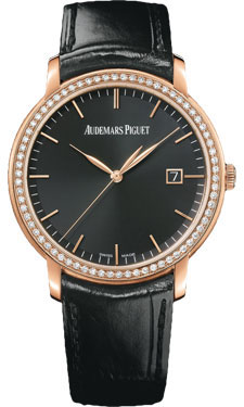 Audemars Piguet Jules Audemars Imitation 41mm Automatic Steel Black Face Water-Resistant Watch