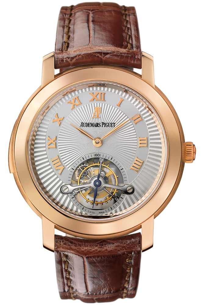 Audemars Piguet Jules Audemars Swiss Clone 26072OR.OO.D088CR.01 Automatic Watch with Jet Black Dial & Steel Case