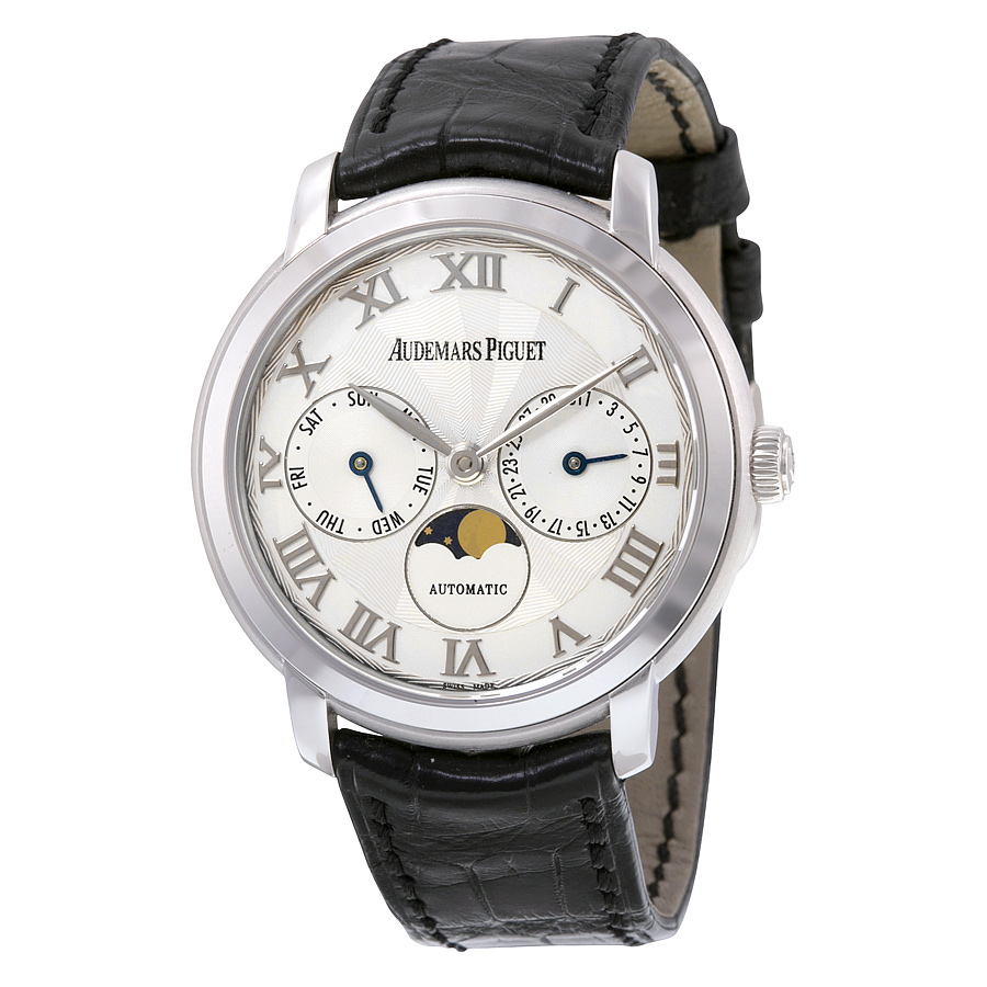 Omega Jules Audemars Automatic 41mm Black Coated Steel & Rose Gold Watch