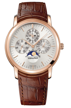 Classic Jules Audemars 26390OR Clone in 18K Gold Automatic Black Roman Face Watch