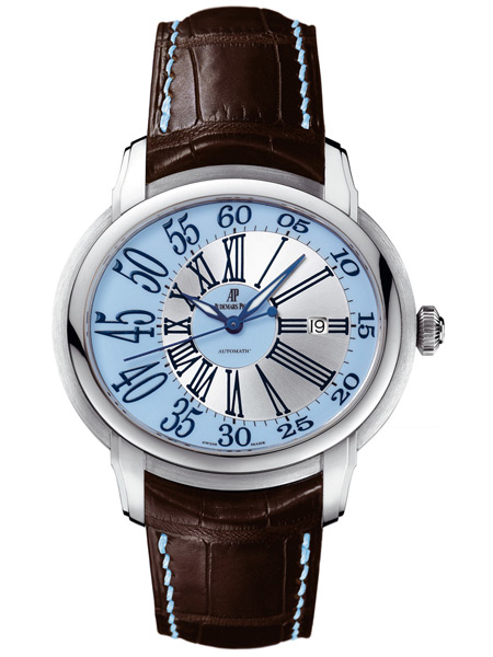 Audemars Piguet Millenary Chronograph Automatic Steel Case Jet Black Dial Reps Watch