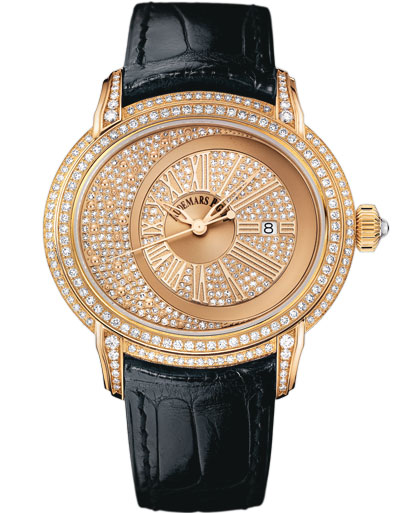 Audemars Piguet Millenary 41mm Automatic Diamond-Crusted Timepiece