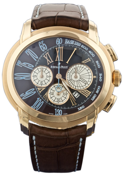 Millenary Masterpiece 41mm Automatic Swiss Clone with Blackened Gold Dial & Bezel