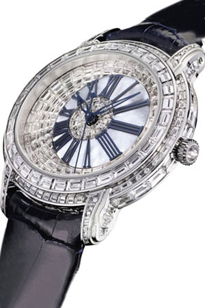 Audemars Piguet Millenary Clone Ultra-Thin Movement Jet Black Face 38mm Water-Resistant Watch