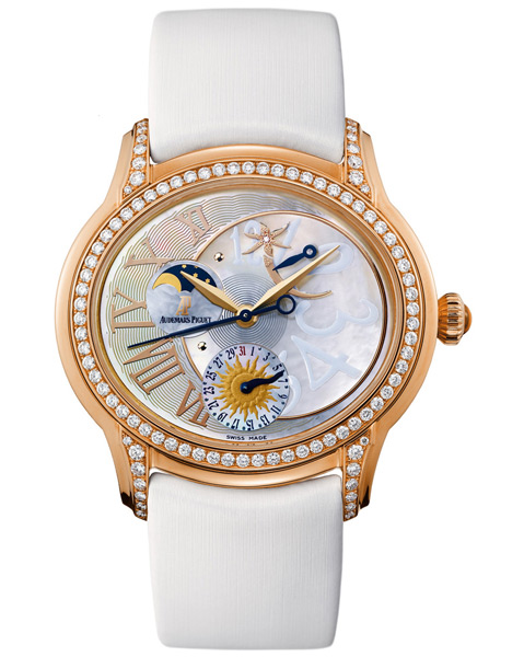 Audemars Piguet Millenary Imitation Ultra-Thin Self-Winding Jet Black Dial Mens Watch