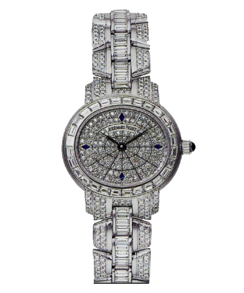 Audemars Piguet Millenary Diamond Clad 42mm Timepiece with Chic Pink Face