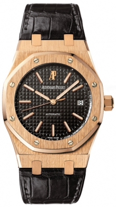 Audemars Piguet Royal Oak 41mm Swiss Clone Automatic Black Face Water-Resistant Luxury Watch