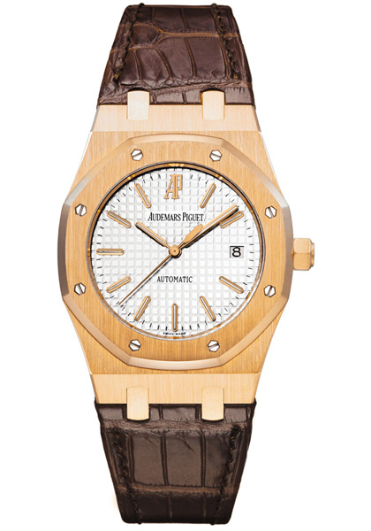 Audemars Piguet Royal Oak Inspired Clone with Swiss石英 41mm White Guilloche Dial Water Resistant Watch