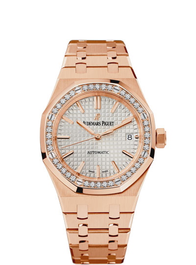 AP Royal Oak 41mm Silvered自动计时表 - 优雅复刻之选