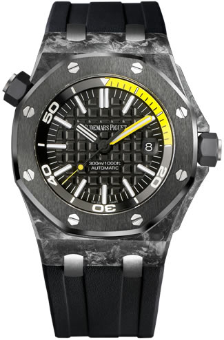 Audemars Piguet Royal Oak Clone 41mm Automatic Black PVD Case Men's Chronograph Watch