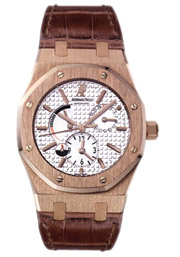 Rose Gold Avenger by AP: Iconic 41mm Automatic Steel Blue Face Watch