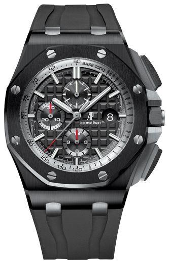 Audemars Piguet Royal Oak Swiss Clone 41mm Automatic Black PVD Case Jet Black Dial Water Resistant Watch