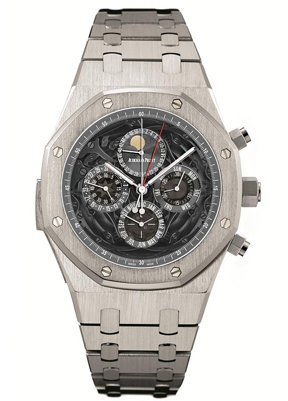 Apex Craftsmanship Audemars Piguet Royal Oak PT.OO.1238PT.01 41mm Blacked Chrome Automatic Luxury Watch