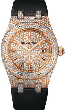 Audemars Piguet Royal Oak Clone 67625OR.ZZ.D009SU.01 with Moon Phase and Diamond Accent Watch