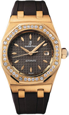 Audemars Piguet Royal Oak 41mm Swiss Clone Automatic Black Face Water-Resistant Watch