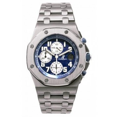 Audemars Piguet Royal Oak Offshore Titanium Dive Chrono Watch - Blue Dial, Automatic, 41mm