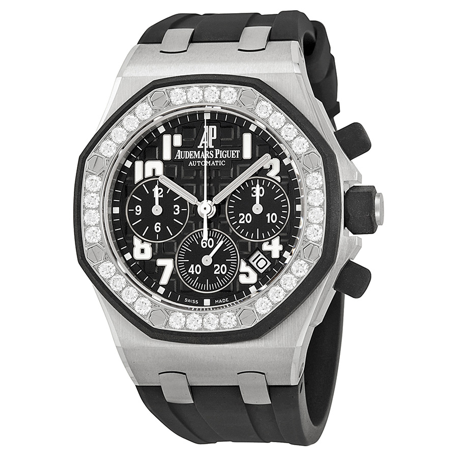 Audemars Piguet Royal Oak Offshore Chronograph Black Dial Steel Watch