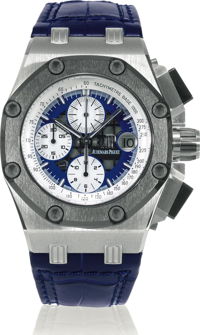 Audemars Piguet Royal Oak Offshore 26078PO Clone Blue Ceramic Bezel Automatic Diver Watch