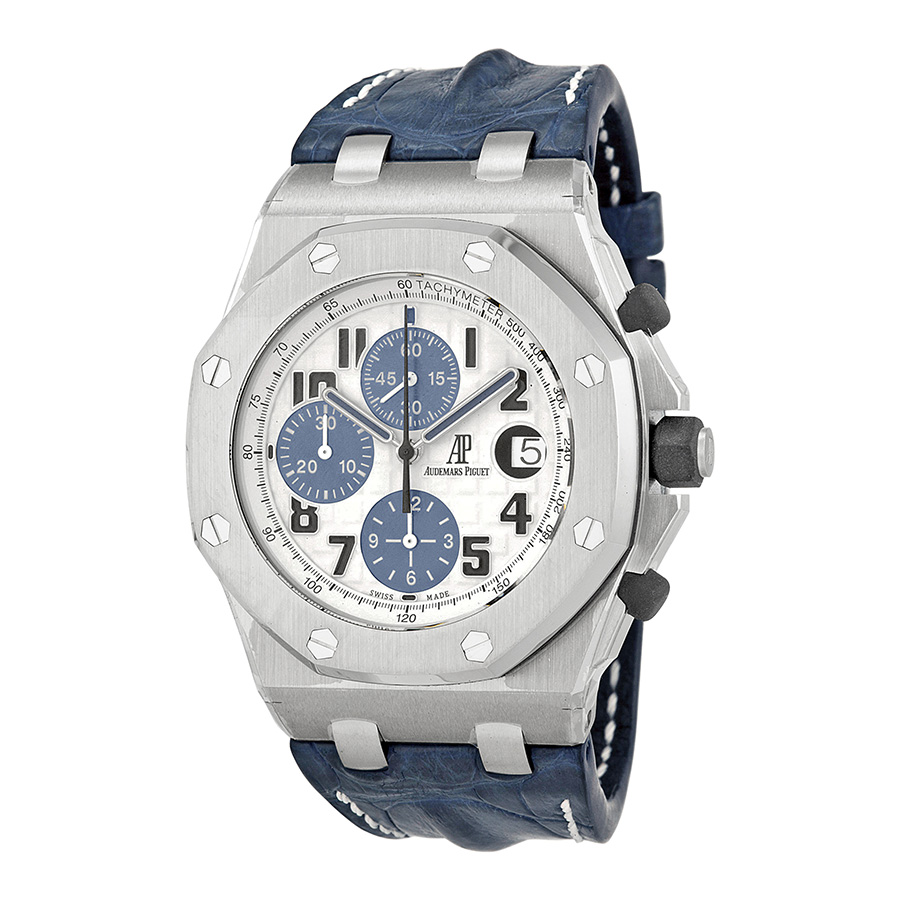 Audemars Piguet Royal Oak Offshore Dive Chrono 41mm Steel Blue Face Reps Watch