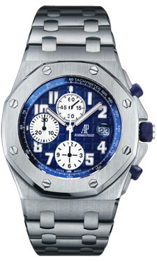 AP Royal Oak Offshore Titanium Chronograph 41mm Automatic Blacked-Out Face Mens Watch