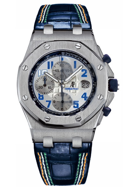 Audemars Piguet Royal Oak Offshore Diver Chrono 41mm Steel Blue Face Mens Watch