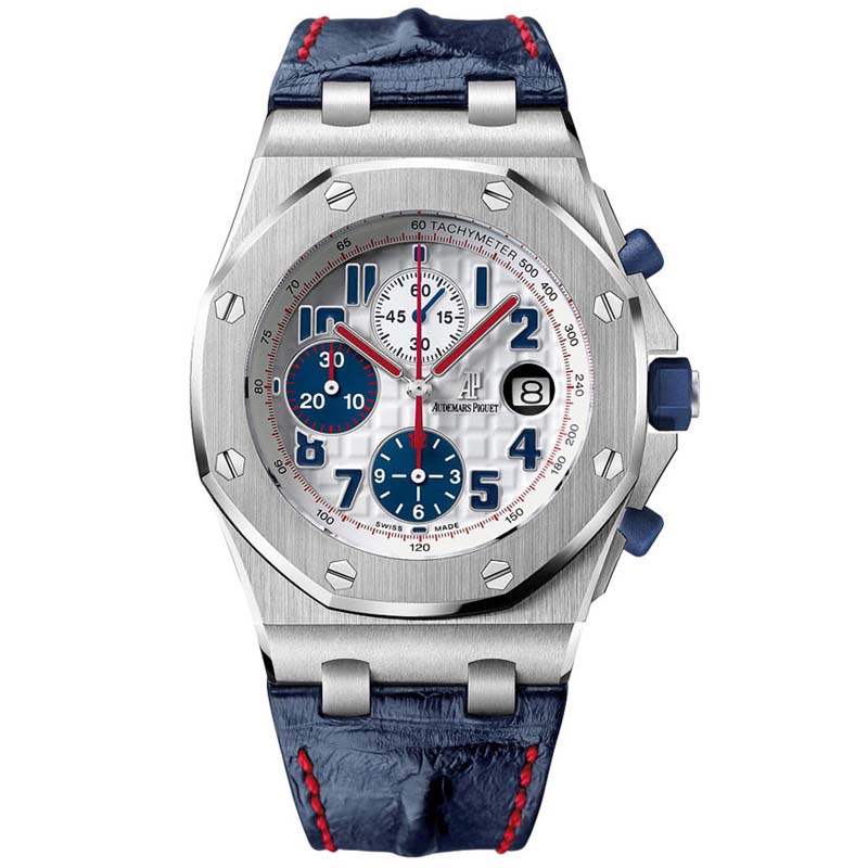 Audemars Piguet Royal Oak Offshore Chronograph Steel Blue Dial Watch