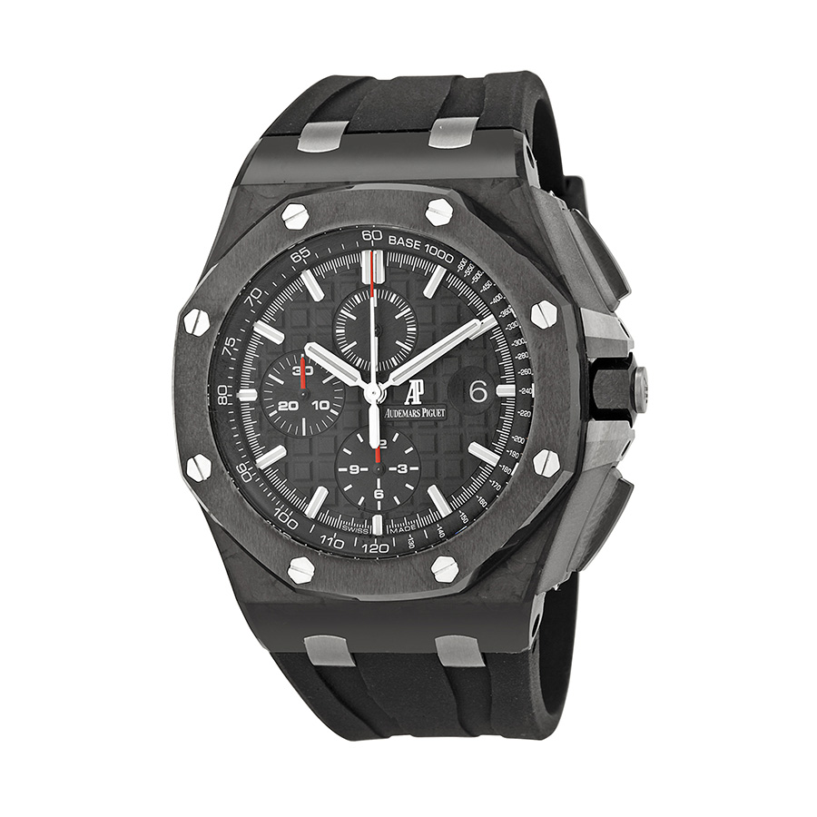 Audemars Piguet Mega Tapisserie Black Dial Replica Watch - Iconic Sporty Style