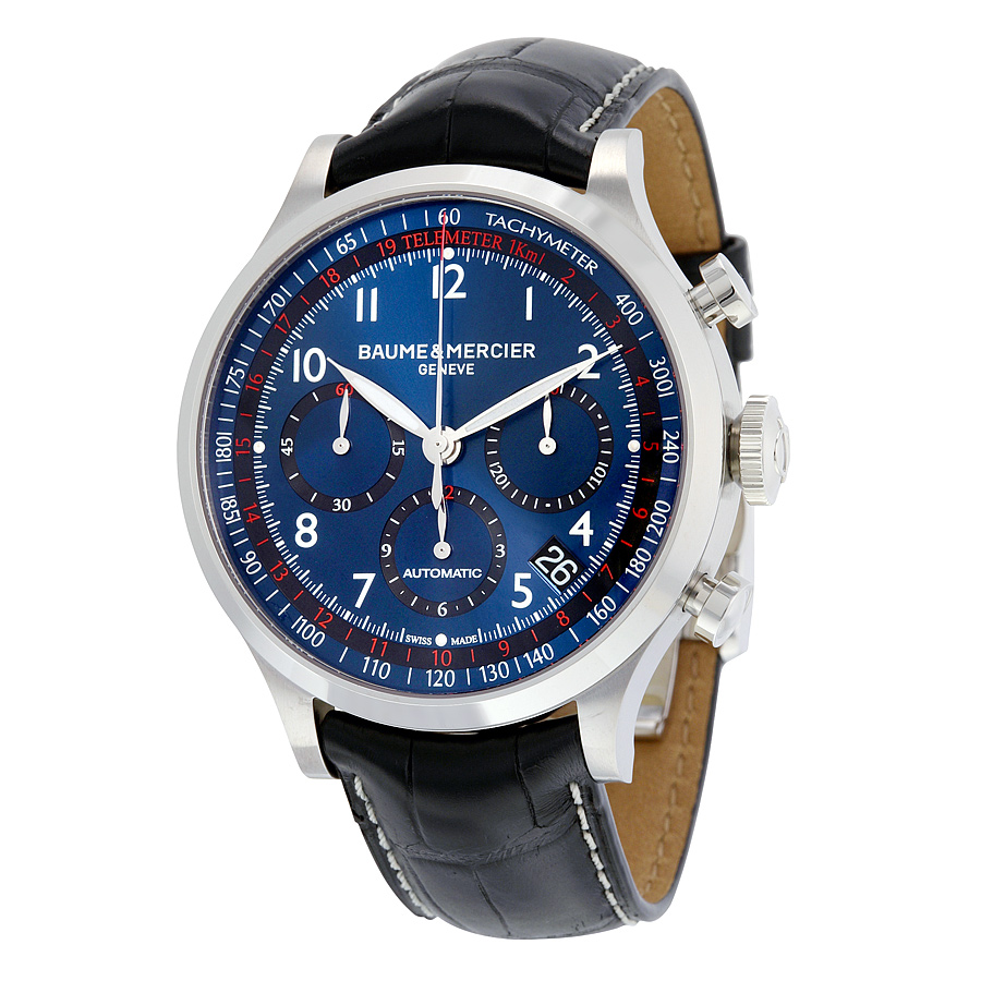 Baume et Mercier Capeland 10065 Automatic - Iconic Chronograph Steel Watch