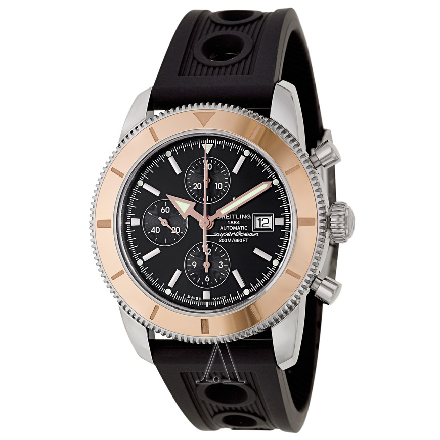 Breitling U1332012-B908 Imitation Chronograph Jet Black Face Automatic Mens Watch