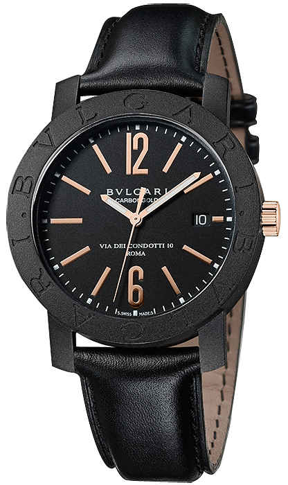 Bvlgari Replica Black Diamond Automatic Chronograph Watch