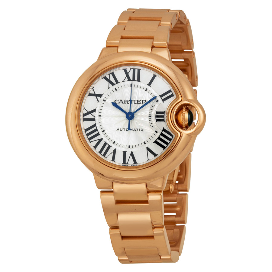 Cartier W6920096 Classic Round Face Automatic Gold-Plated Ladies Watch