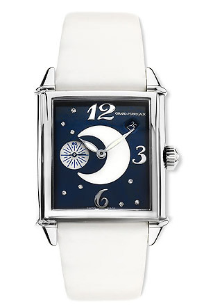 Girard Perregaux Vintage 1945 Automatic Steel Pilot Watch - Jet Black Dial 40mm - Swiss Clone