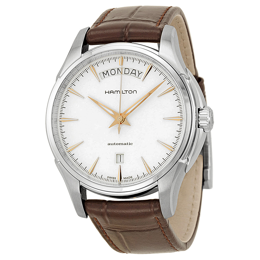 Hamilton Jazzmaster Silver Chronograph Automatic Mens Watch