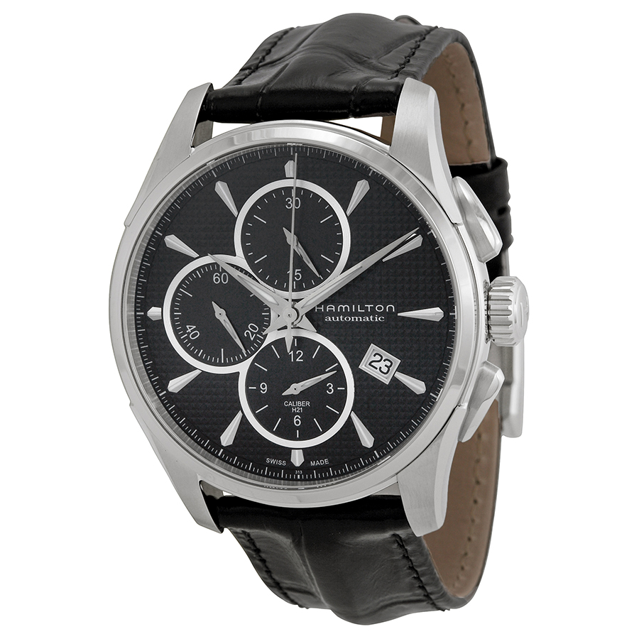 Hamilton Jazzmaster H32596731 Clone - Swiss Automatic - Polished Steel Case - Black Index Hands - 40mm Watch