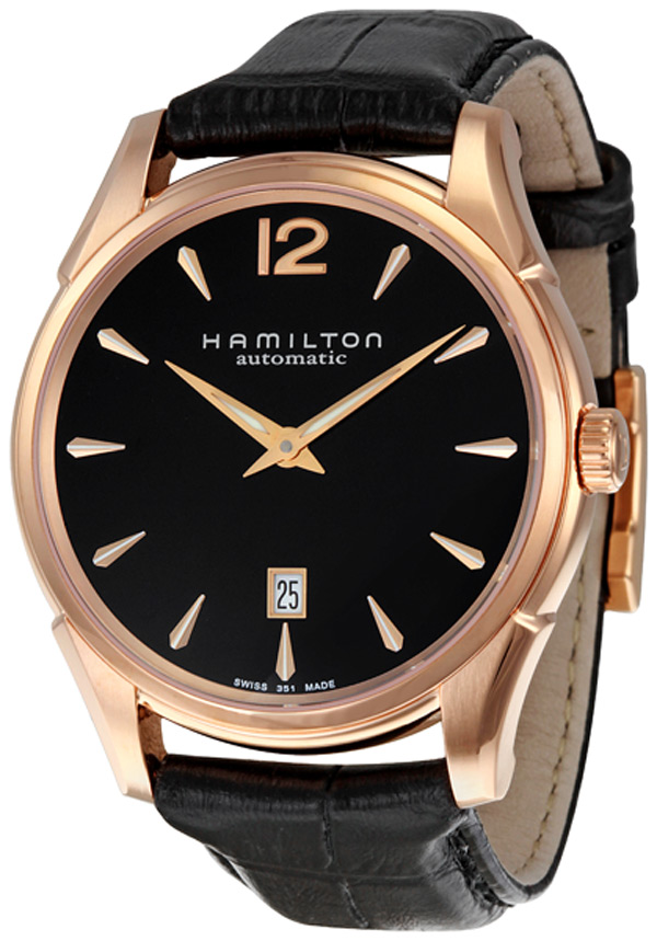 Hamilton Jazzmaster Automatic Black Dial Steel Mens Watch Replica