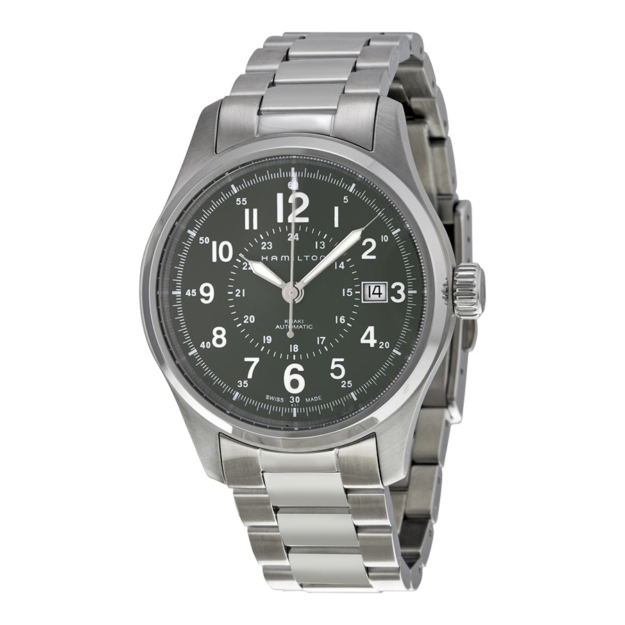 Hamilton Khaki Field H70595163 Replicates Swiss Auto, Black Index, 38mm Steel Bezel Watch