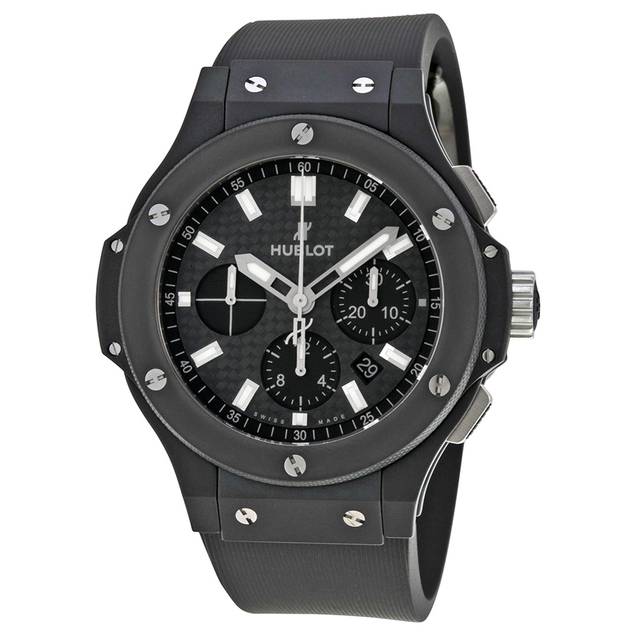 Hublot Big Bang Chronograph 41mm Black Carbon Steel Automatic Dive Watch